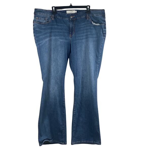 torrid Denim - Torrid Jeans Women's Size 24 44x31 Relaxed Boot Stretch Blue Denim Jeans Flare